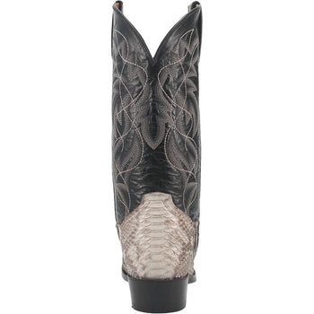 Dan Post Men's Manning Python Snakeskin Round Toe Boots - Natural - Image 5