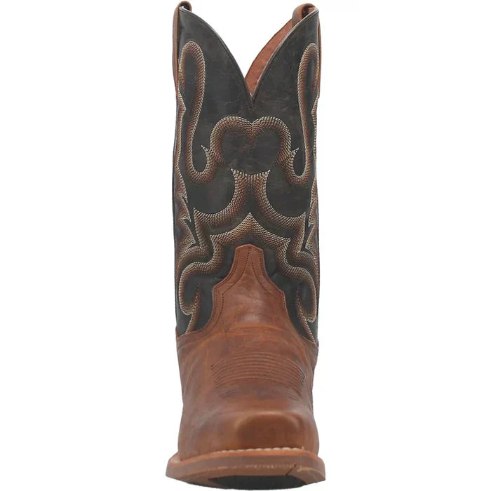 Dan Post Men's Richland Genuine Leather Square Toe Boots - Saddle