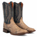 Dan Post Men's Templeton Python Snakeskin Square Toe Boots - Beige