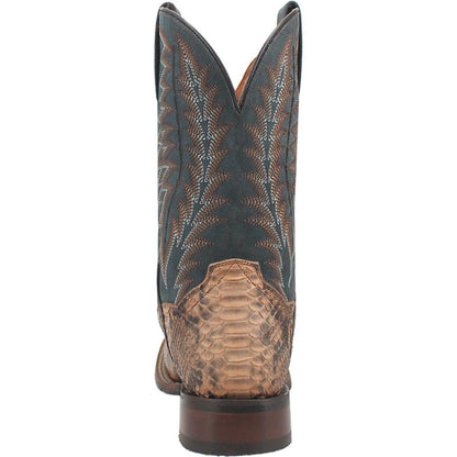 Dan Post Men's Templeton Python Snakeskin Square Toe Boots - Beige - Image 3