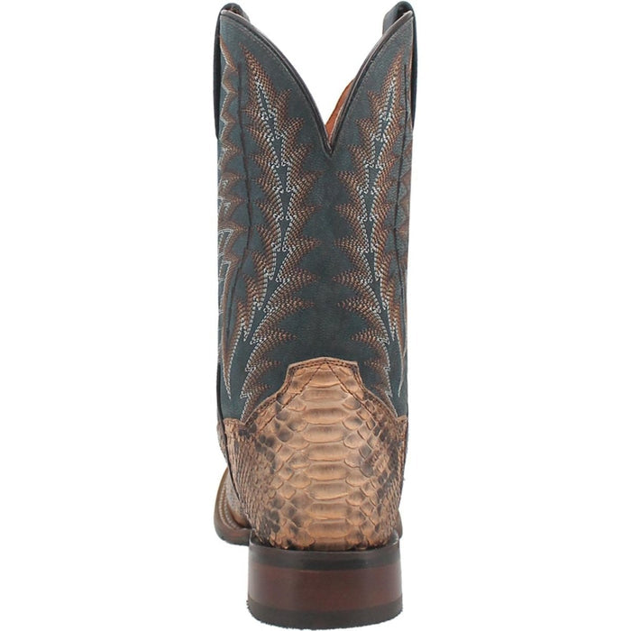 Dan Post Men's Templeton Python Snakeskin Square Toe Boots - Beige - Image 3