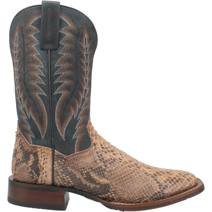 Dan Post Men's Templeton Python Snakeskin Square Toe Boots - Beige - Image 2