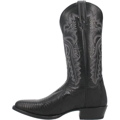Dan Post Men's Winston Genuine Lizard Round Toe Boots - Tan - Image 2