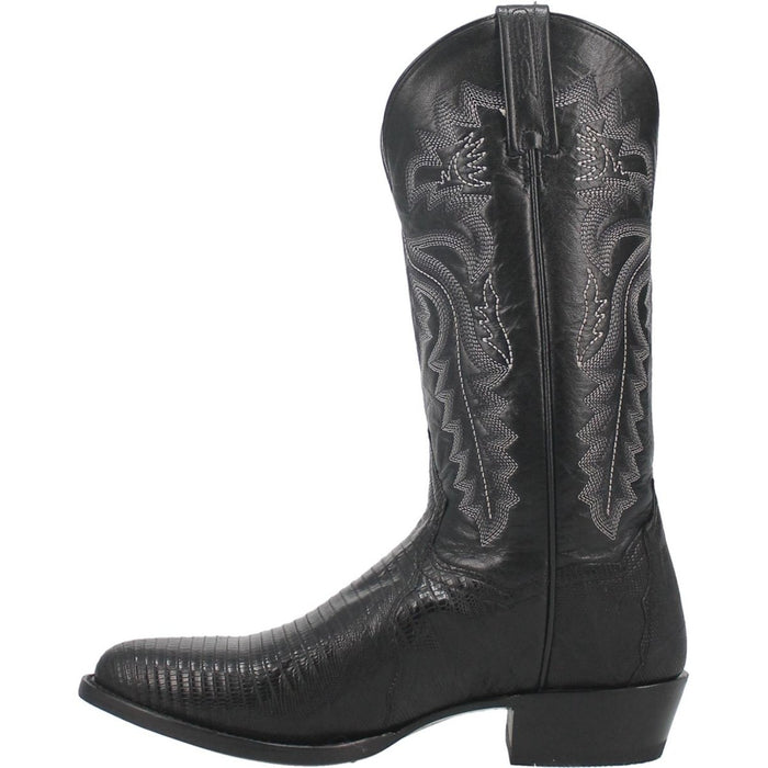 Dan Post Men's Winston Genuine Lizard Round Toe Boots - Tan - Image 2