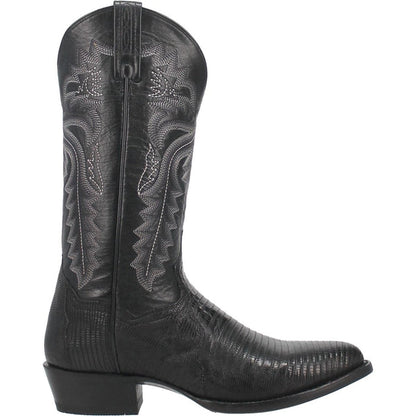 Dan Post Men's Winston Genuine Lizard Round Toe Boots - Tan - Image 3