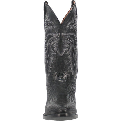 Dan Post Men's Winston Genuine Lizard Round Toe Boots - Tan - Image 5