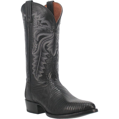 Dan Post Men's Winston Genuine Lizard Round Toe Boots - Tan