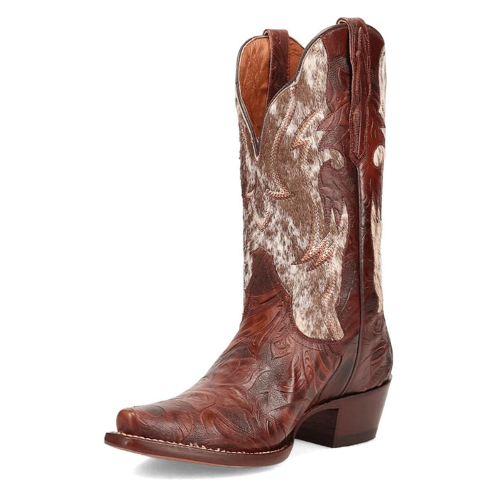 Dan Post Women's Andrinna Snip Toe Leather Boots - Brown DP7020 - Image 9
