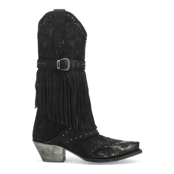 Dan Post Women's Bed of Roses Snip Toe Leather Boots - Black - Image 2