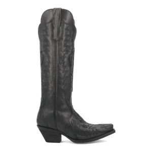Dan Post Women's Hallie Snip Toe Leather Tall Boots - Black