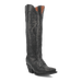 Dan Post Women's Hallie Snip Toe Leather Tall Boots - Black