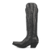 Dan Post Women's Hallie Snip Toe Leather Tall Boots - Black