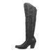 Dan Post Women's Jilted Snip Toe Leather Tall Boots - Black