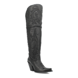 Dan Post Women's Jilted Snip Toe Leather Tall Boots - Black