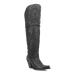 Dan Post Women's Jilted Snip Toe Leather Tall Boots - Black