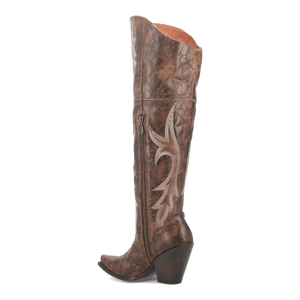 Dan Post Women's Jilted Snip Toe Leather Tall Boots - Brown
