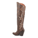 Dan Post Women's Jilted Snip Toe Leather Tall Boots - Brown