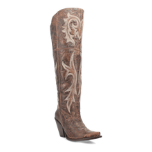 Dan Post Women's Jilted Snip Toe Leather Tall Boots - Brown