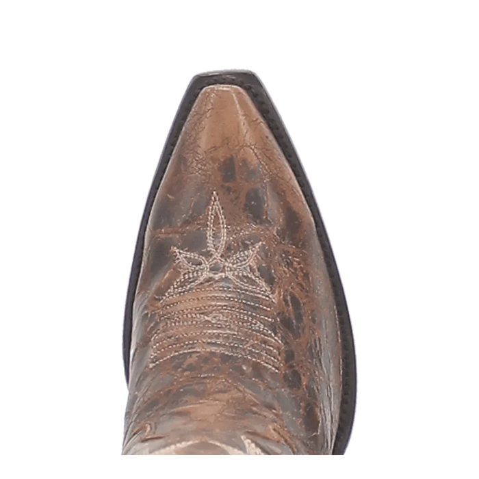 Dan Post Women's Jilted Snip Toe Leather Tall Boots - Brown - Image 7
