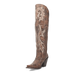 Dan Post Women's Jilted Snip Toe Leather Tall Boots - Brown