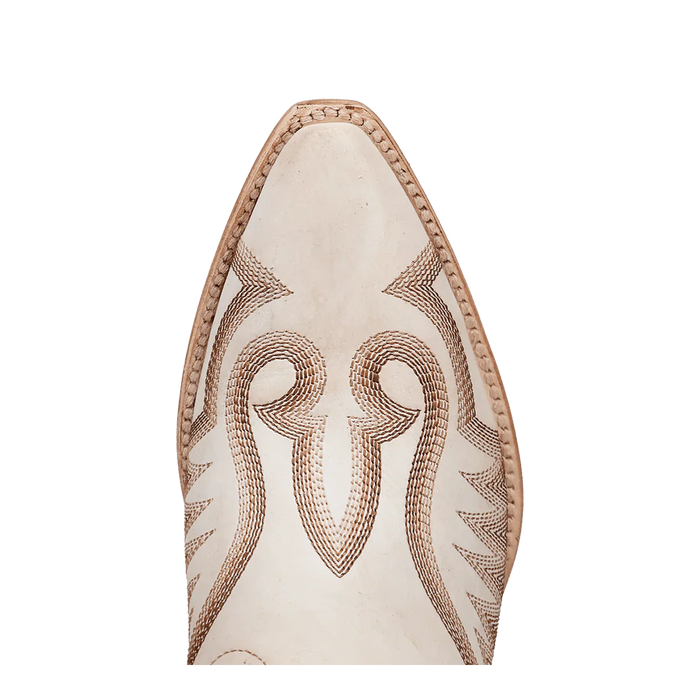 Dan Post Women's Josie Snip Toe Leather Tall Boots - White - Image 6
