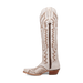 Dan Post Women's Josie Snip Toe Leather Tall Boots - White