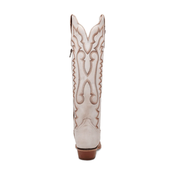 Dan Post Women's Josie Snip Toe Leather Tall Boots - White - Image 8
