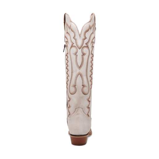 Dan Post Women's Josie Snip Toe Leather Tall Boots - White