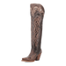 Dan Post Women's Kommotion Snip Toe Leather Tall Boots - Chocolate