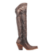 Dan Post Women's Kommotion Snip Toe Leather Tall Boots - Chocolate