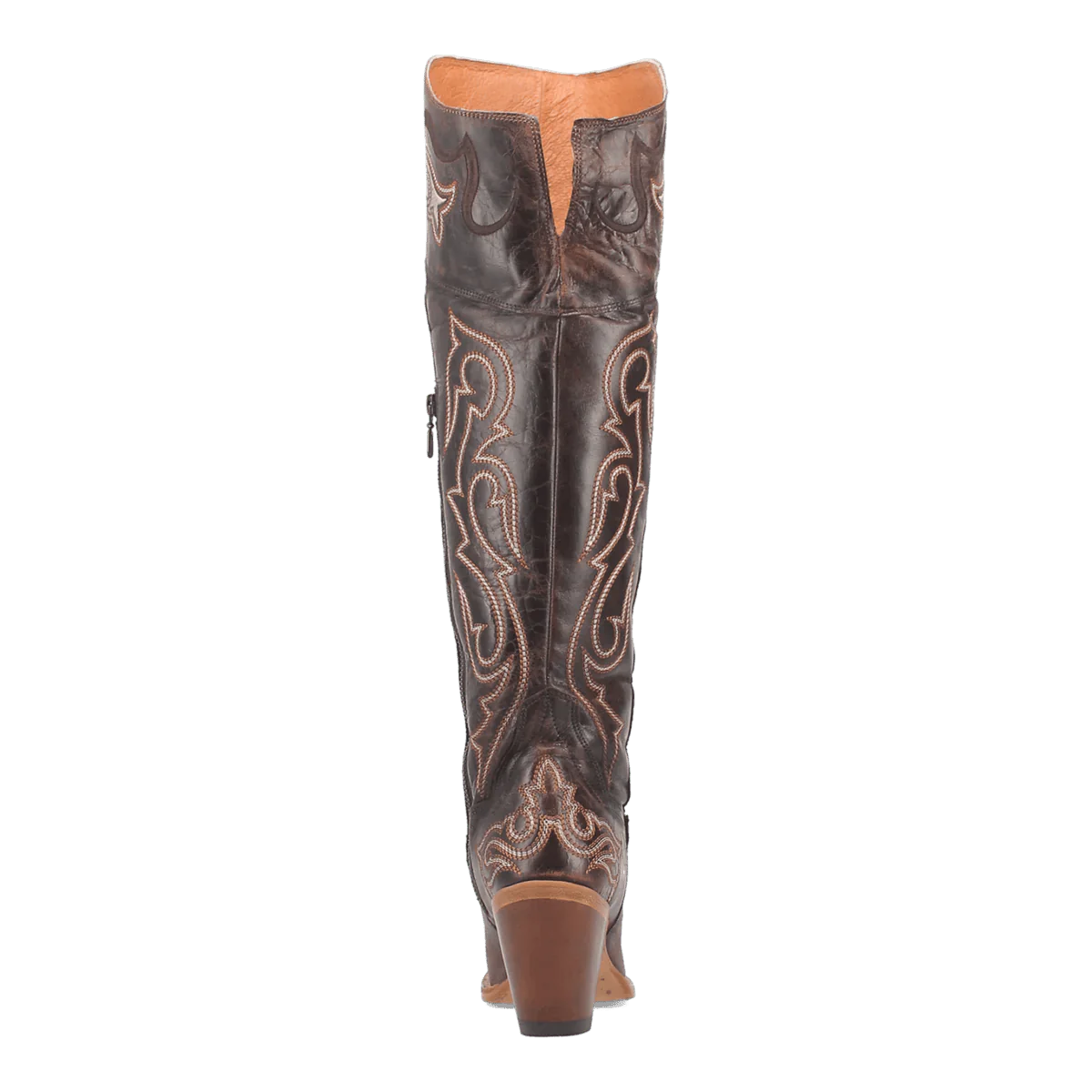 Dan Post Women's Kommotion Snip Toe Leather Tall Boots - Chocolate - Image 8