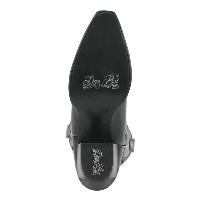 Dan Post Women's Maria Snip Toe Leather Boots - Black