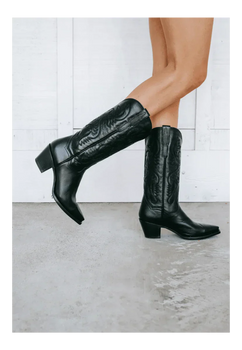 Dan Post Women's Maria Snip Toe Leather Boots - Black - Image 2