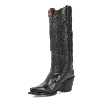 Dan Post Women's Maria Snip Toe Leather Boots - Black - Image 7
