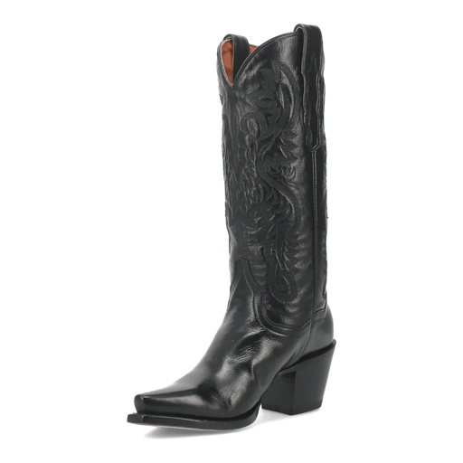 Dan Post Women's Maria Snip Toe Leather Boots - Black