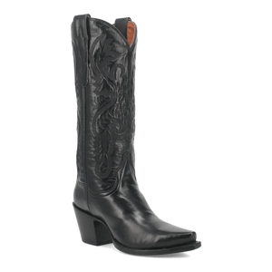 Dan Post Women's Maria Snip Toe Leather Boots - Black