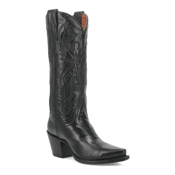 Dan Post Women's Maria Snip Toe Leather Boots - Black