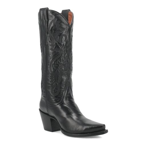 Dan Post Women's Maria Snip Toe Leather Boots - Black