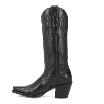 Dan Post Women's Maria Snip Toe Leather Boots - Black - Image 3