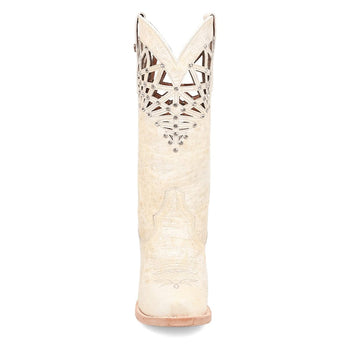 Dan Post Women's Miley Snip Toe Leather Boots - Bone DP7018 - Image 6
