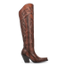Dan Post Women's Seductress Snip Toe Leather Tall Boots - Chestnut