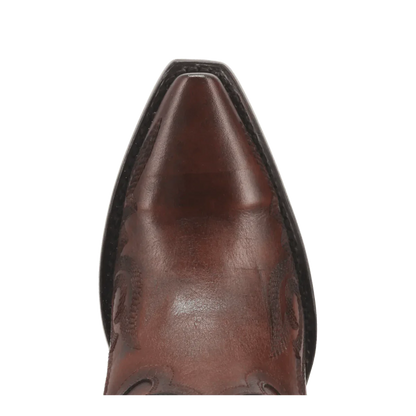 Dan Post Women's Seductress Snip Toe Leather Tall Boots - Chestnut - Image 9