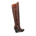 Dan Post Women's Seductress Snip Toe Leather Tall Boots - Chestnut
