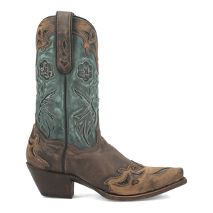 Dan Post Women's Vintage Bluebird Snip Toe Leather Boots - Chocolate - Image 2