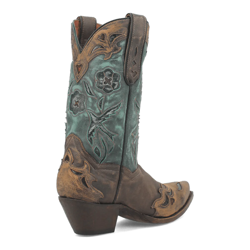 Dan Post Women's Vintage Bluebird Snip Toe Leather Boots - Chocolate