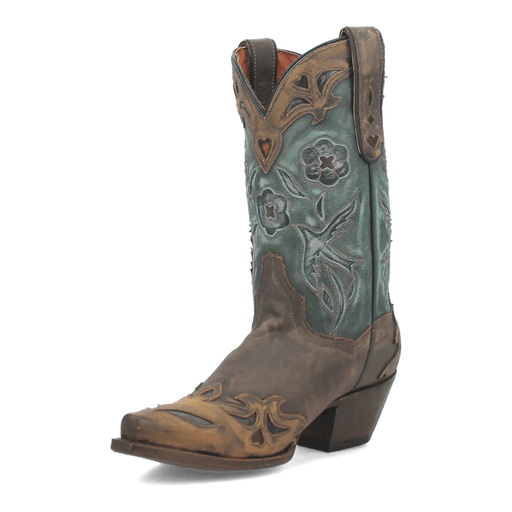 Dan Post Women's Vintage Bluebird Snip Toe Leather Boots - Chocolate
