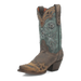 Dan Post Women's Vintage Bluebird Snip Toe Leather Boots - Chocolate