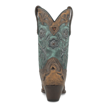 Dan Post Women's Vintage Bluebird Snip Toe Leather Boots - Chocolate - Image 9