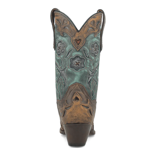 Dan Post Women's Vintage Bluebird Snip Toe Leather Boots - Chocolate