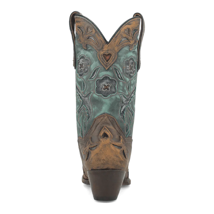 Dan Post Women's Vintage Bluebird Snip Toe Leather Boots - Chocolate